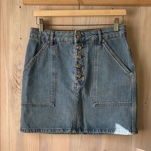 Topshop Denim Skirt Size 6
